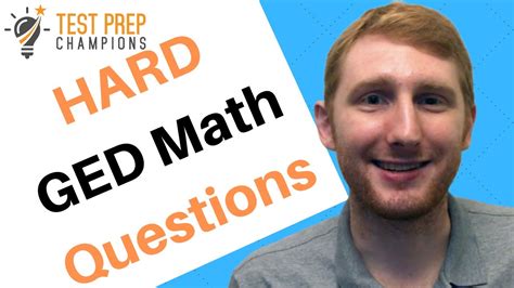 ged test harder|how hard is ged math.